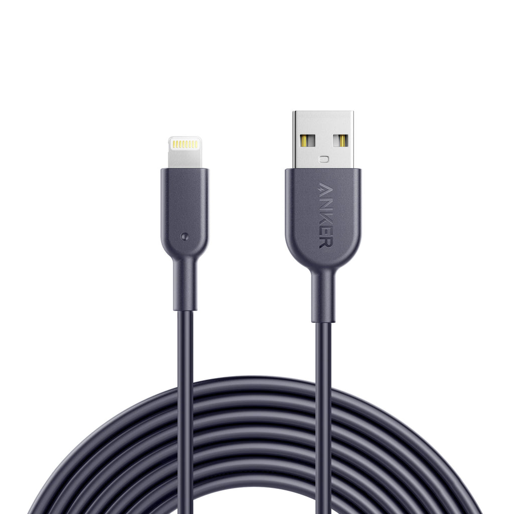 Anker Powerline II 10' USB-A to Lightning Connector - Gray