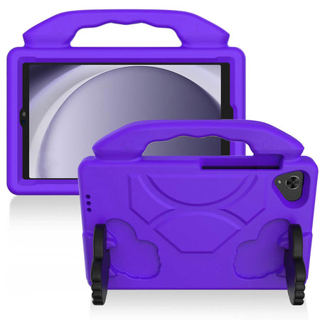 Premium Thumbs Up Kickstand Shockproof Tablet Case Cover For Samsung A9 Plus / A11 Plus 11" - Dark Purple