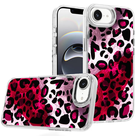 Premium Beautiful Epoxy Designs W/ Chrome Edges Case For iPhone 16E / SE4 (2025) - 4