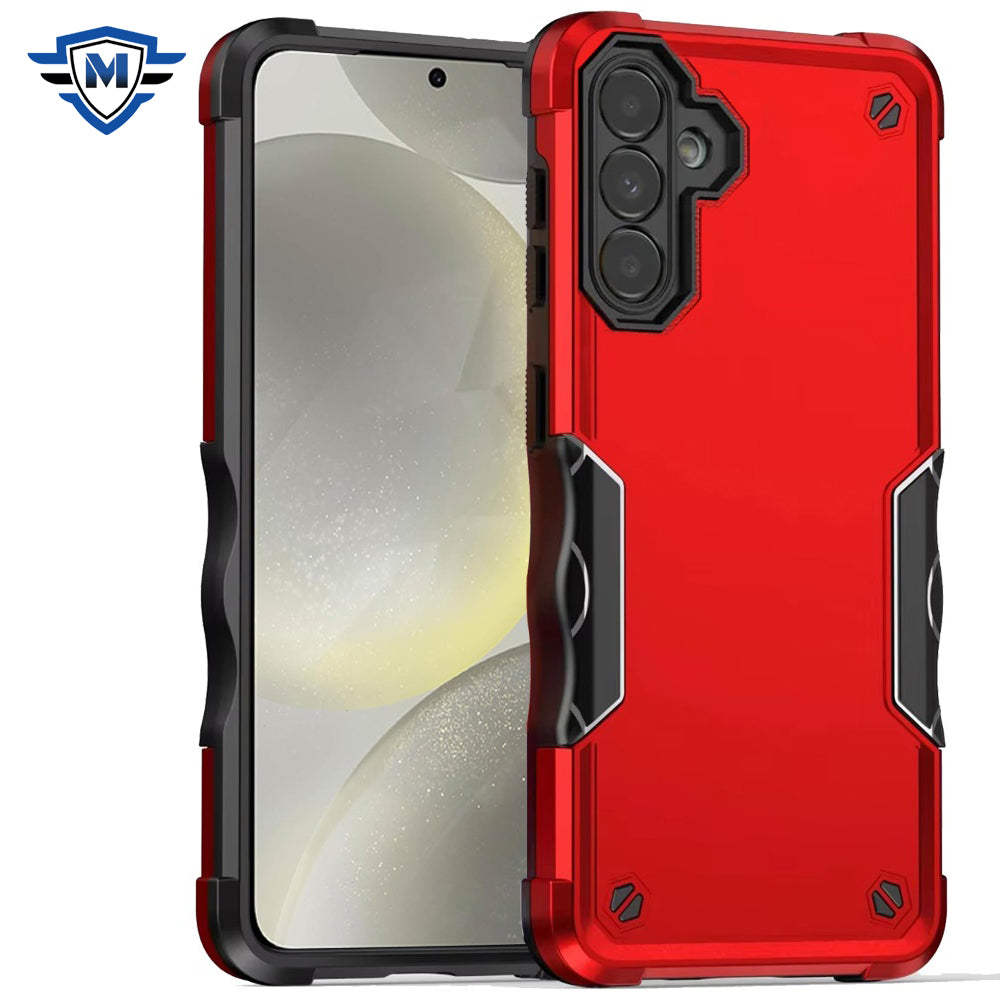 Metkase Exquisite Tough Shockproof Hybrid Case In Slide-Out Package For Samsung S25 Plus/S24 Plus - Red