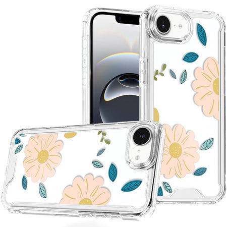 Premium Beautiful TPU Designs Case For iPhone 16E / SE4 (2025) - Minimalist Large Daisy