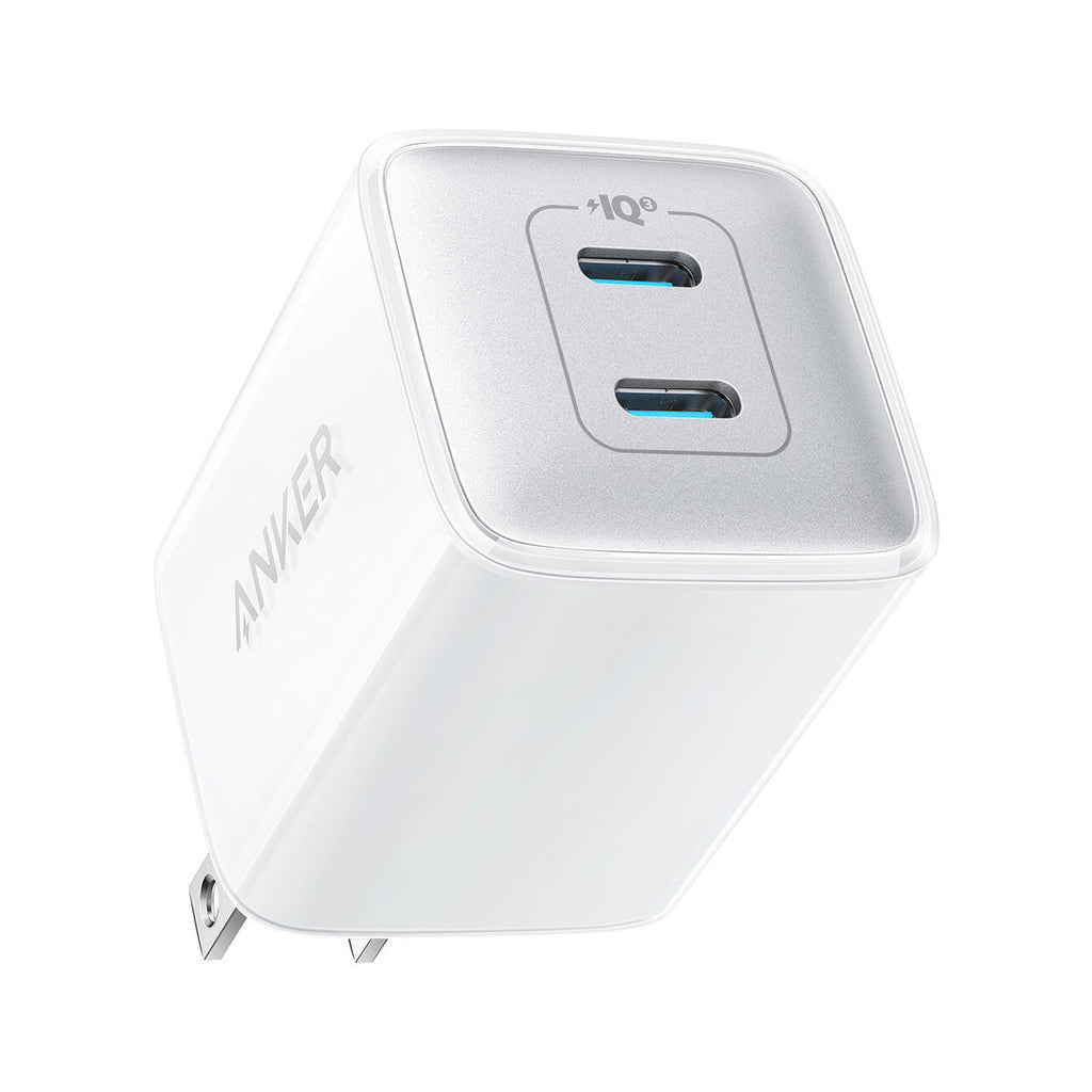 Anker 521 Nano Pro 2-Port USB-C 40W Wall Charger - White