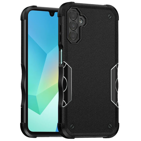 Premium Exquisite Tough Shockproof Hybrid Case Cover For Samsung A16 5G - Black