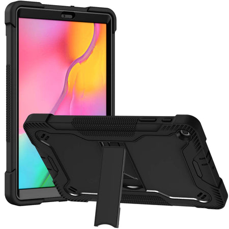 Premium Tough Strong Kickstand Hybrid Case Cover For Samsung Tablet A9 Plus / A11 Plus (11") - Black