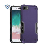 Metkase Exquisite Tough Shockproof Hybrid Case Cover For iPhone 16E / SE4 - Dark Purple
