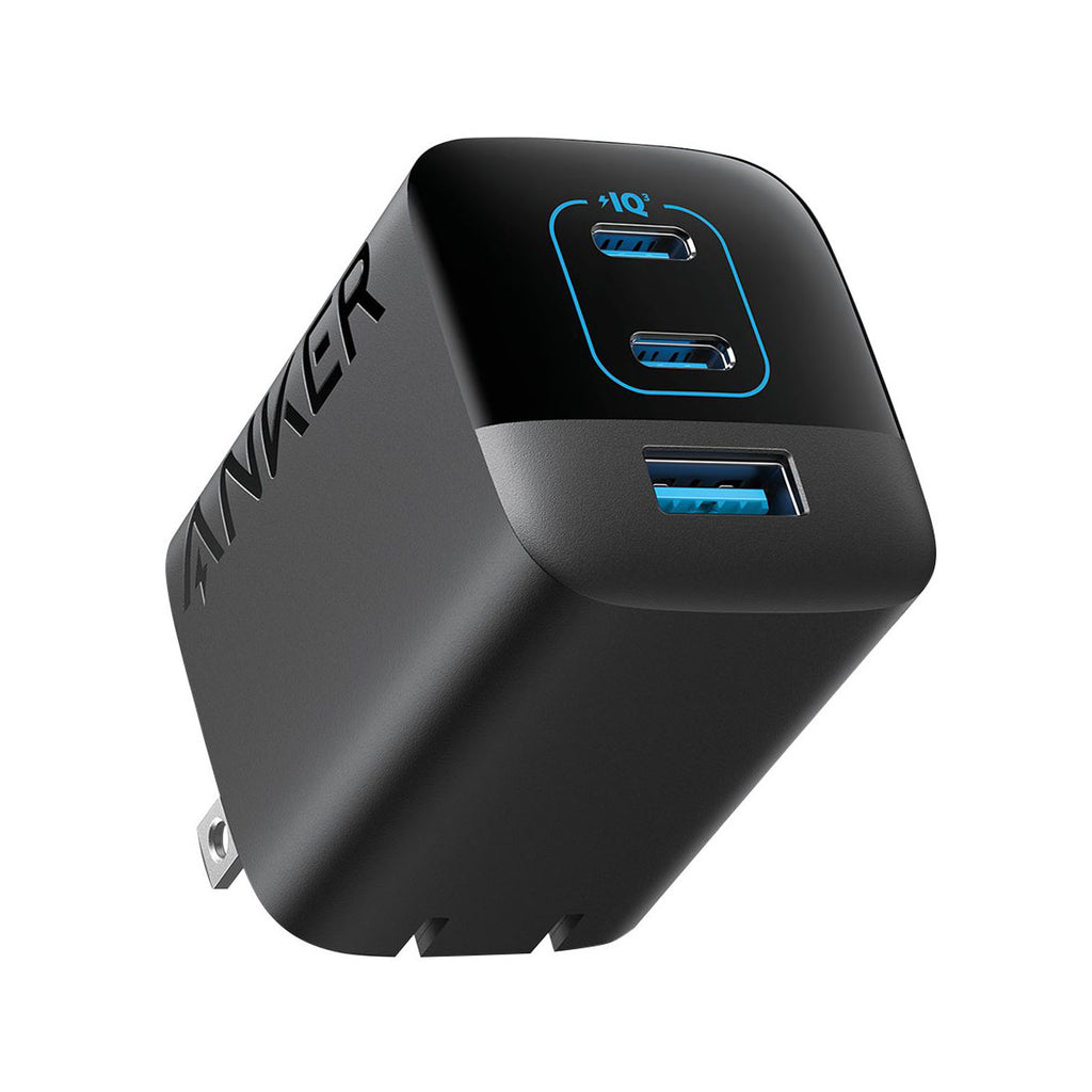 Anker 336 Prime 67W GaN 3 Port (2 USB-C , 1 USB-A) Wall Charger - Black