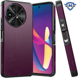 Metkase (Original Series) Tough Shockproof Hybrid Case For TCL 50 XL 5G - Dark Purple