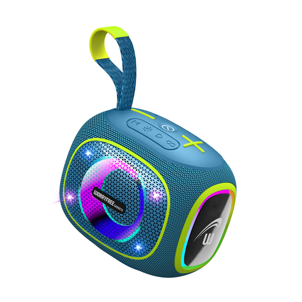 WorryFree Partybox Mini 10W Wireless Bluetooth Speaker - Blue