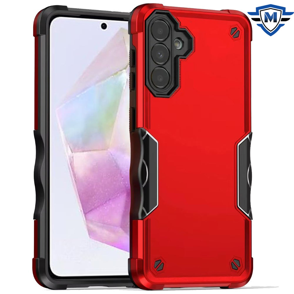 Metkase Exquisite Tough Shockproof Hybrid Case For Samsung Galaxy A36 - Red