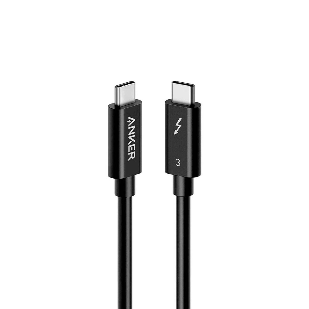 Anker Thunderbolt 3.0 100W 2.3' USB-C To USB-C Cable - Black