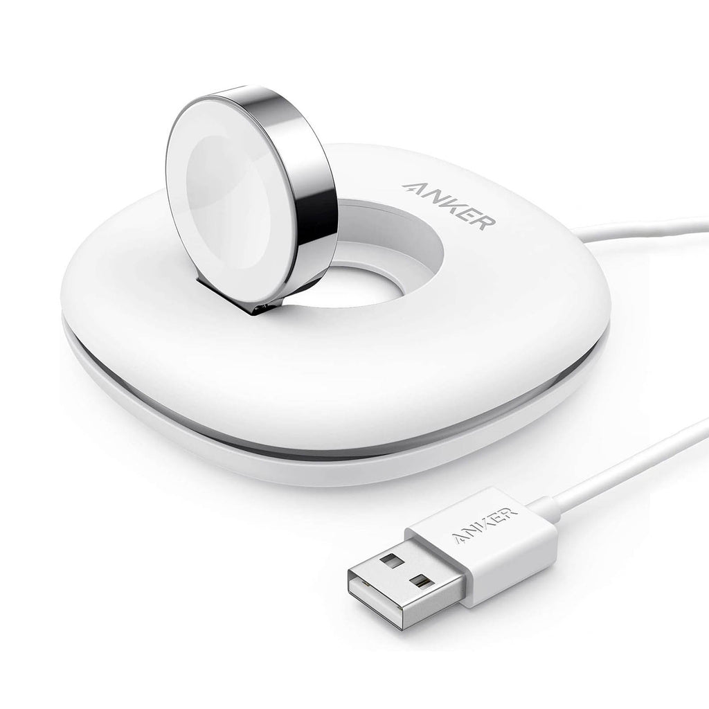 Anker Foldable Charging Dock For Apple Watch w/ 4' USB-A Cable (Online PKG) - White