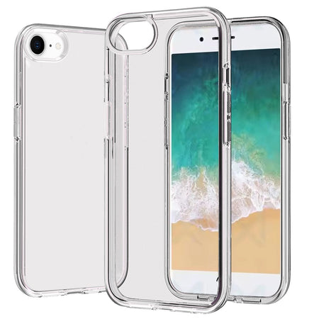 Premium Sturdy Ultra Thick 3Mm Transparent Hybrid Case For iPhone 16E / Se4 - Clear
