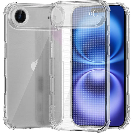 Premium Shockproof Transparent Thick Tpu Case for iPhone 17 Air - Clear