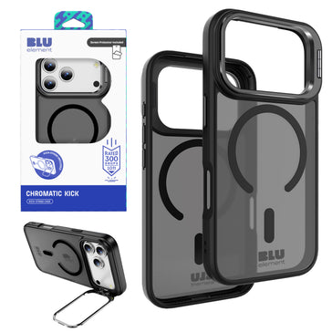 Blu Element Chromatic Kick Magsafe Case With Screen Protector For Iphone 17 Pro Max (120-10424) - Black