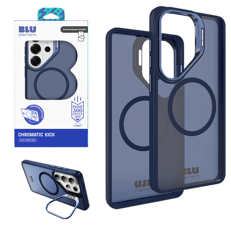 Blu Element Chromatic Kick Case W/ Magnets And Screen Protector For Samsung Galaxy S26 Ultra - Navy