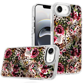 Premium Beautiful Epoxy Designs W/ Chrome Edges Case For iPhone 16E / SE4 (2025)/ 17e - 1