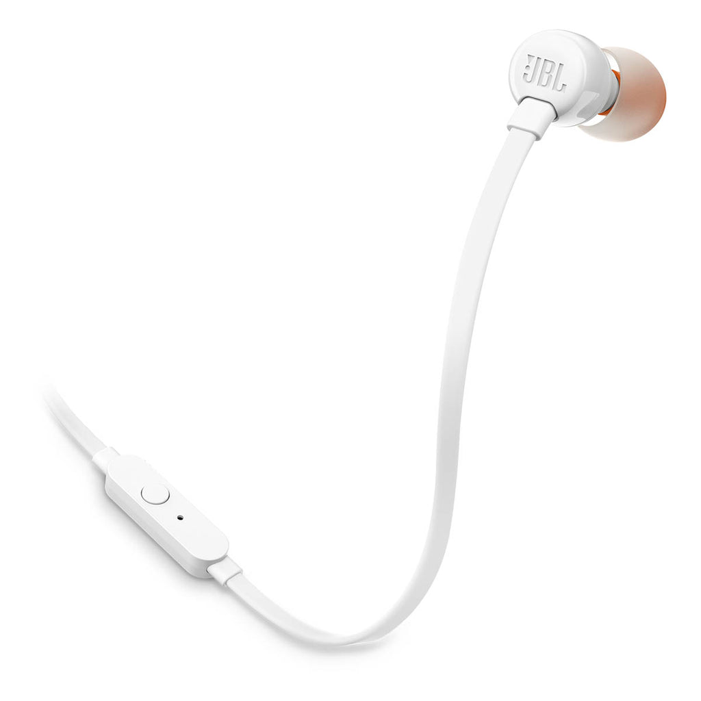JBL Tune 110 Wired In-Ear Headphones (Eco Pkg) - White