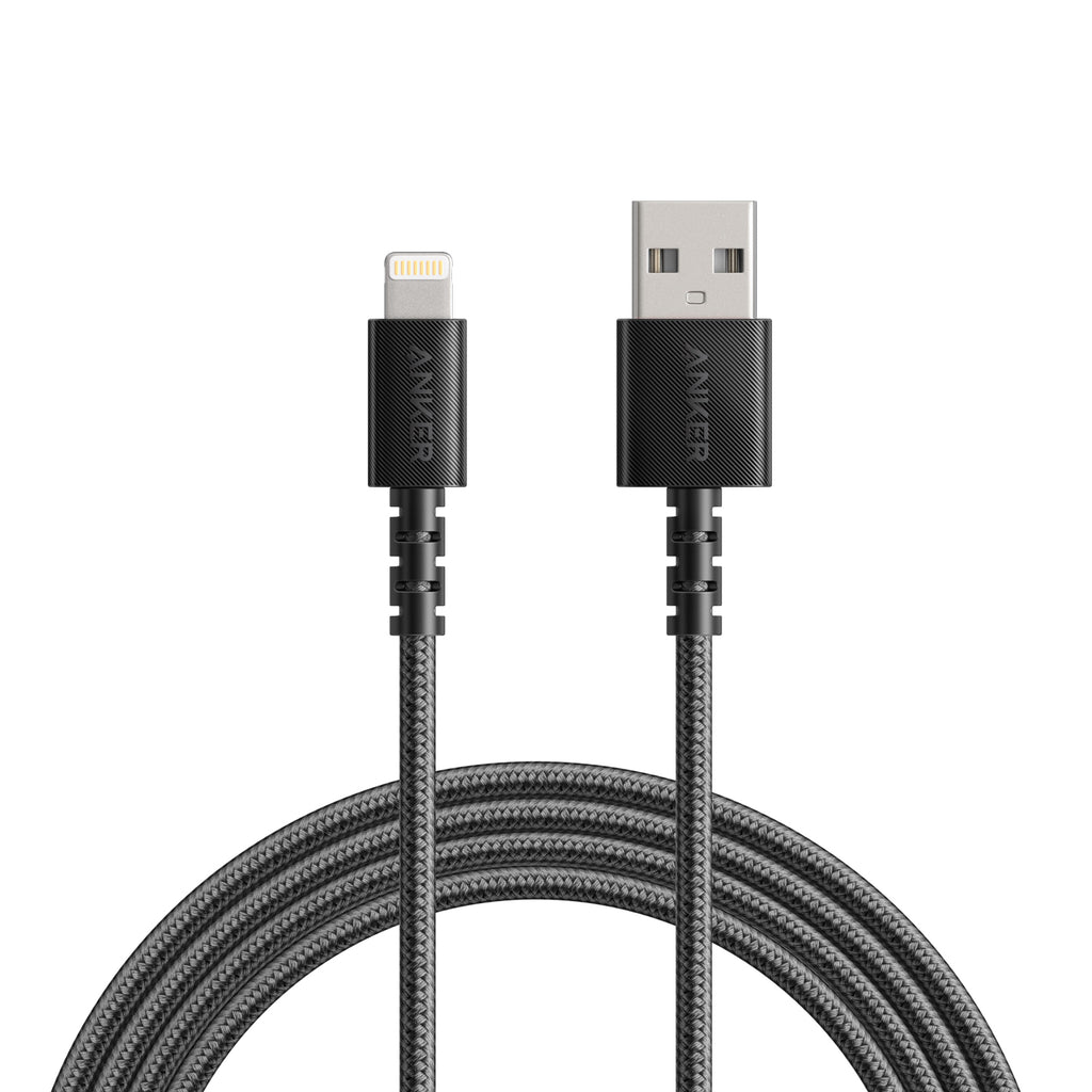 Anker Powerline Select+ 6' USB-A To Lightning Cable -MFi - 25,000-Bend Lifespan - Black