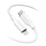 Anker Powerline III Flow 6' USB-C To Lightning Cable -MFi - 25,000-Bend Lifespan - White