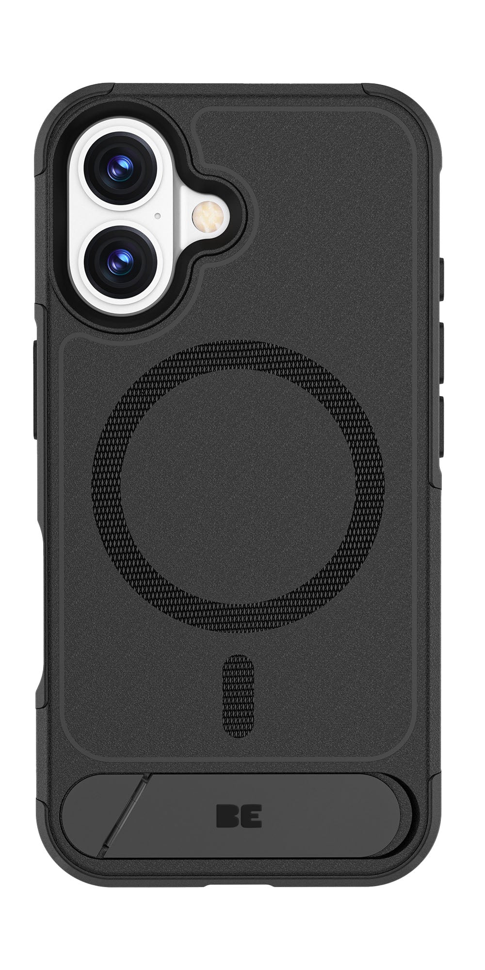 Blu Element Duo Protection Bundle W/ Armour Ultra Kickstand Magsafe Case + Screen Protector For iPhone 16 - Black