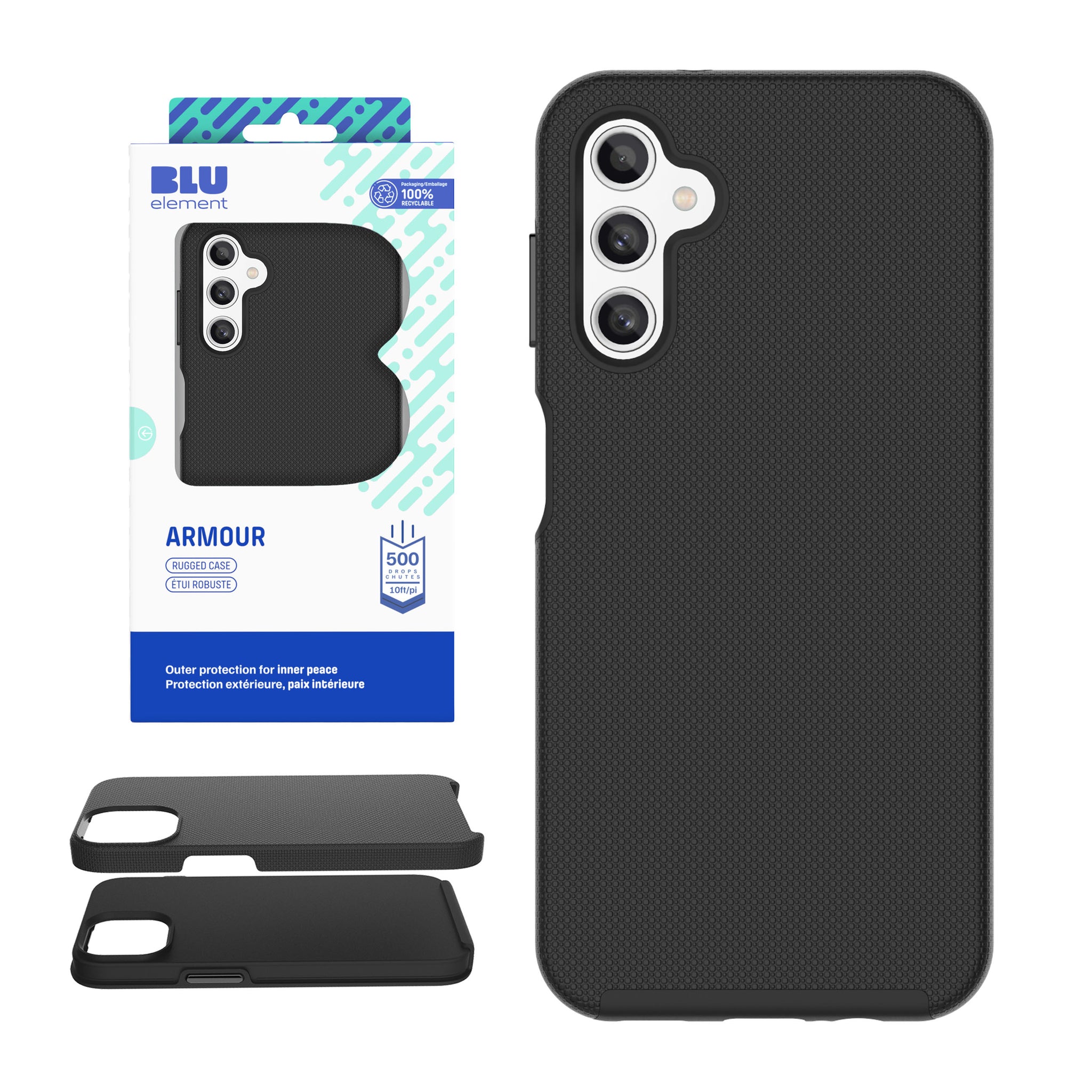 Blu Element Armour Rugged Case For Samsung Galaxy A36 5G - Black