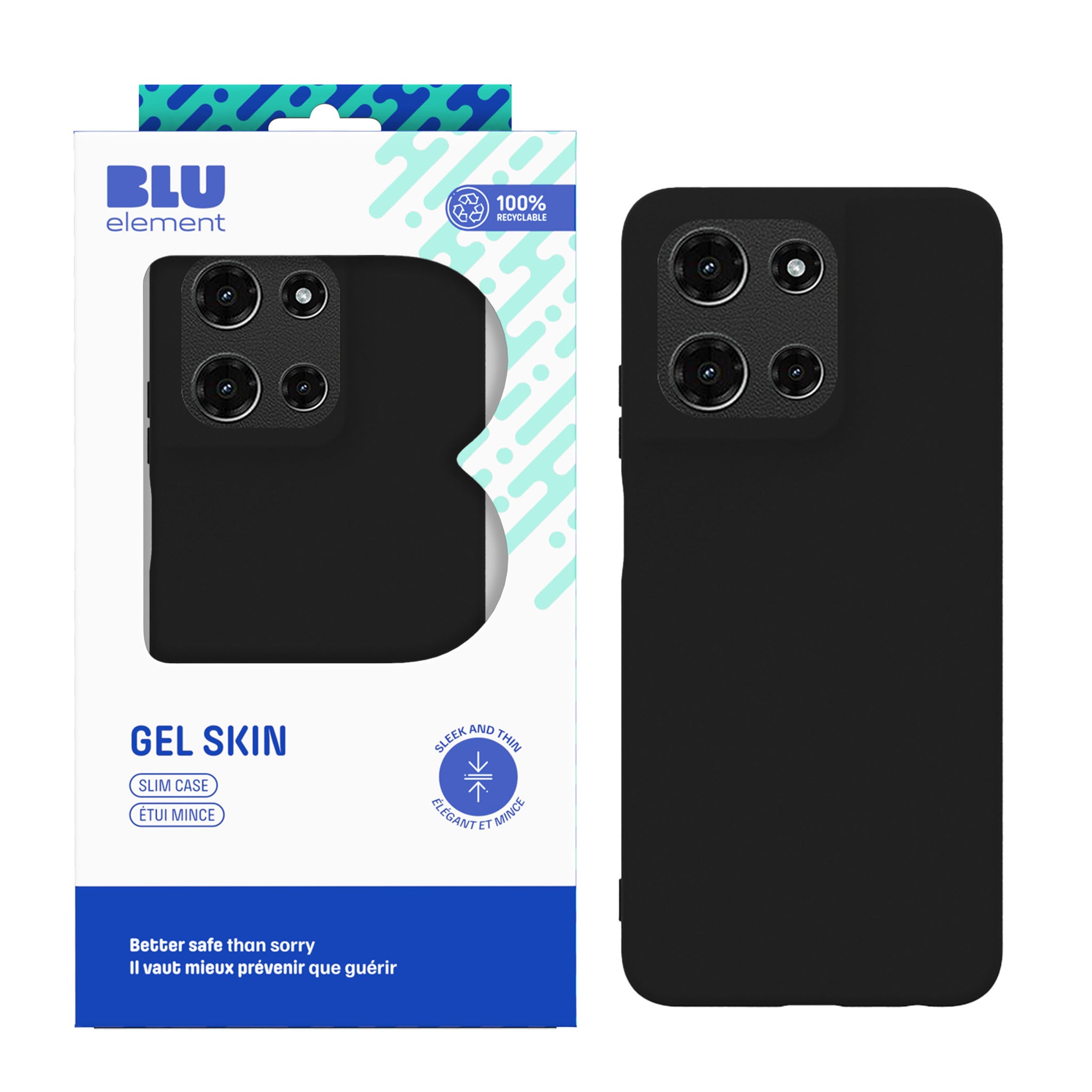 Blu Element Gel Skin Case For Motorola Moto G 5G 2025 - Black