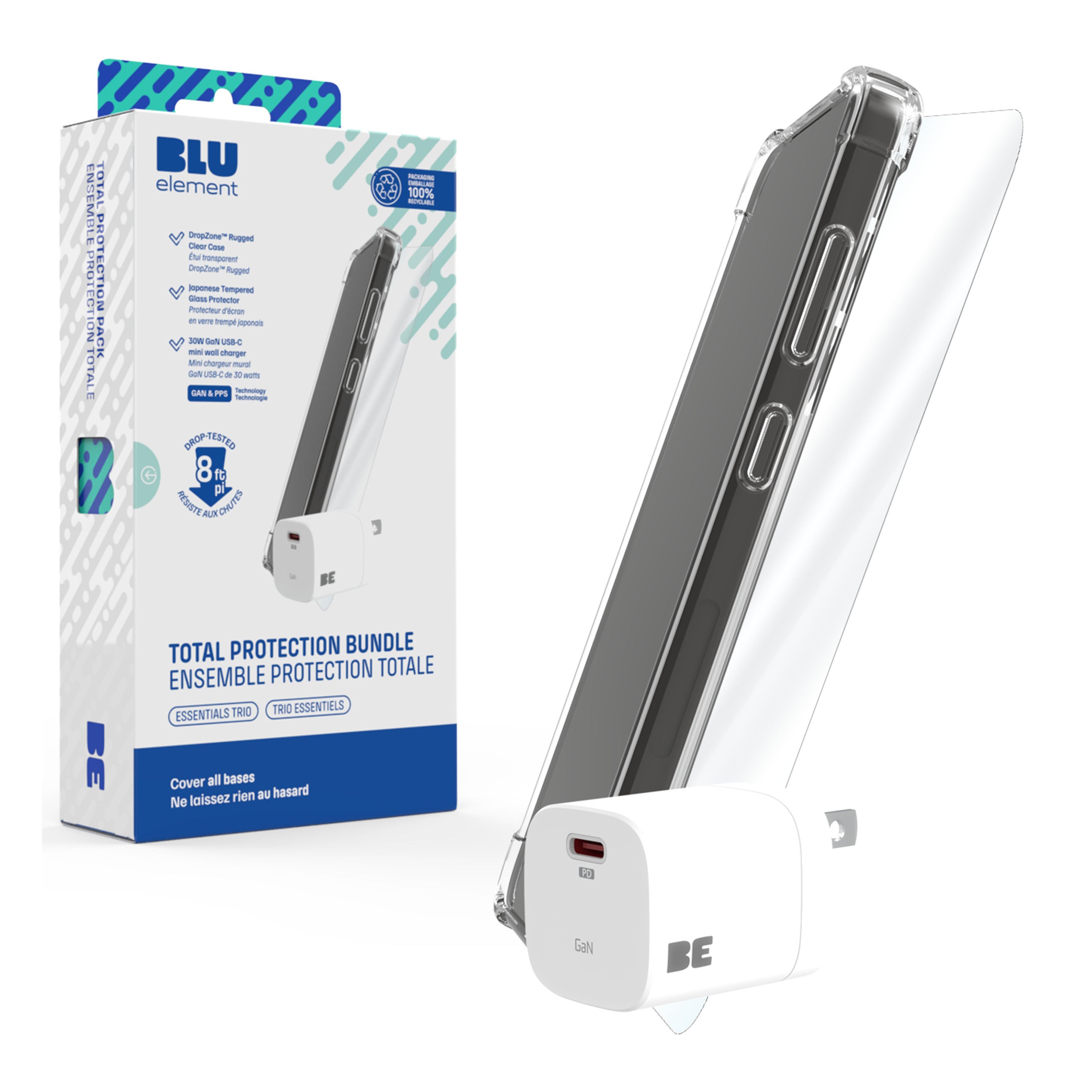 Blu Element Total Protection Bundle For Samsung Galaxy A16 5G - Clear