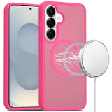 HR PREMIUM [MAGNETIC CIRCLE] SMOOTH SAFE MATTE FEEL HYBRID CASE FOR SAMSUNG S26 PLUS - HOT PINK