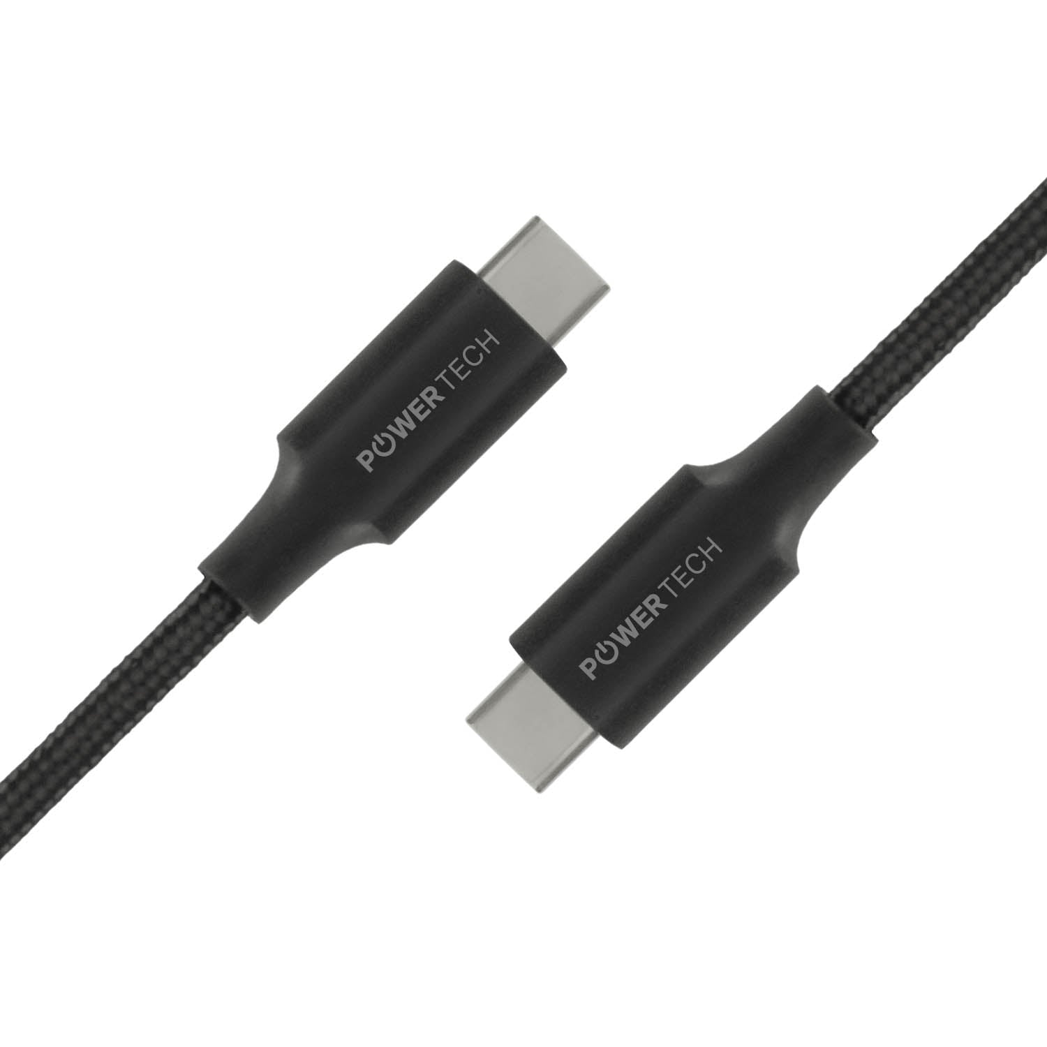 Powertech USB-C To USB-C 4ft Cable - Black