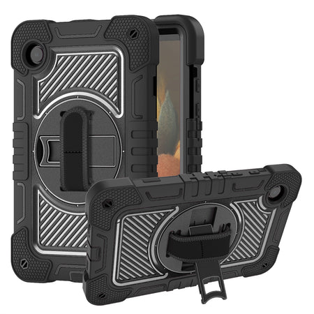 HR PREMIUM 3-IN-1 MULTI-FUNCTIONAL TABLET CASE FOR HAND, SHOULDER, PENCIL & STAND FOR SAMSUNG A9 PLUS / A11 PLUS 11" - BLACK