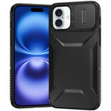 Premium Ultimate U Design Hybrid Case With Camera Window Covering For iPhone 17 - Black
