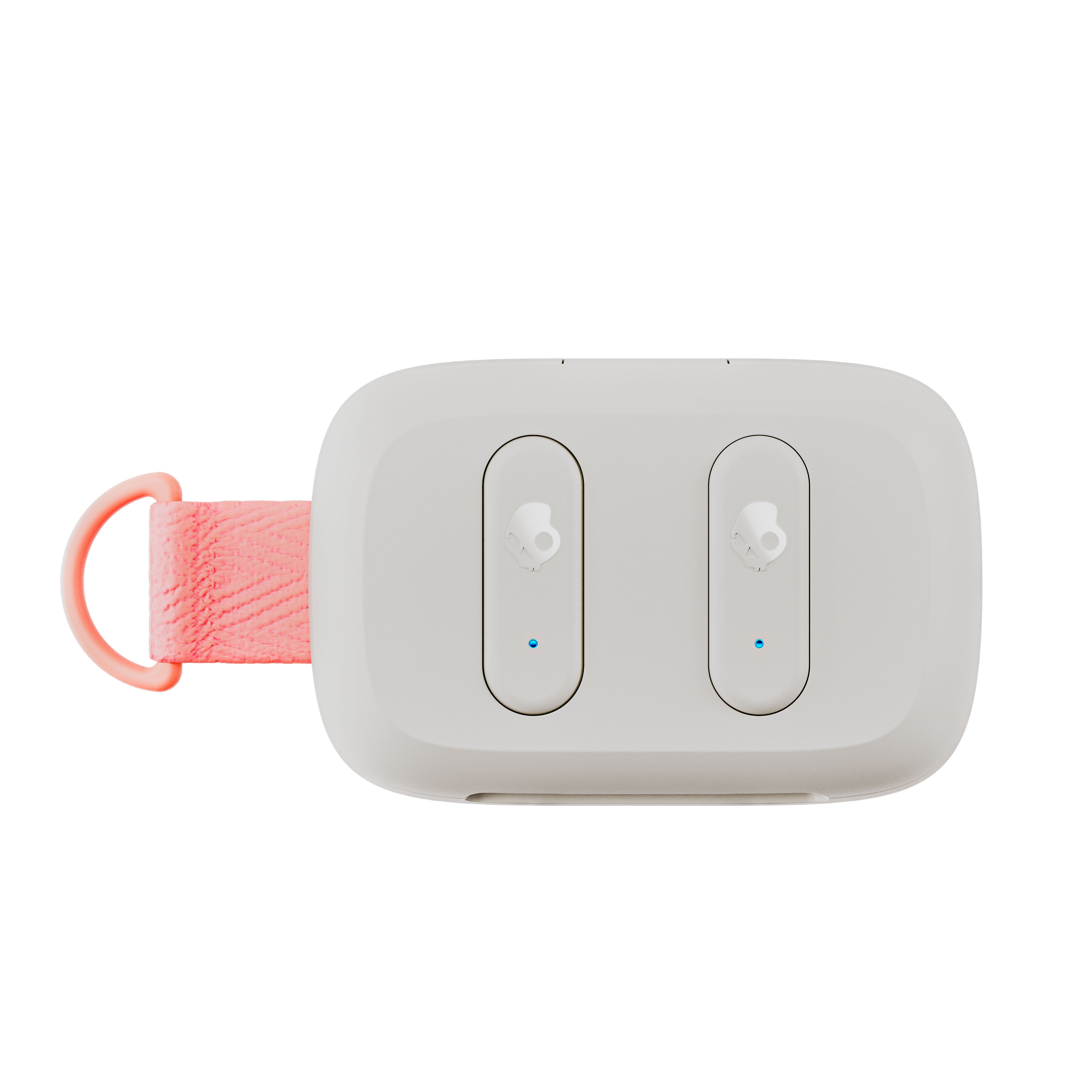 Skullcandy Dime 3 True Wireless Earbuds - Bone/Orange Glow