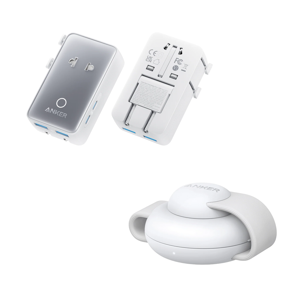Anker Maggo 15W Qi2 2-In-1 Wireless Dock Stand W/ Usb-C Cable & 40W Charger - White