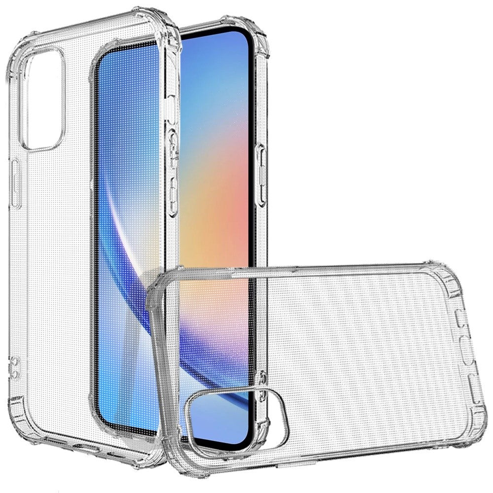 Premium Shockproof Transparent Thick Tpu Case Cover For Samsung A35 5G - Clear