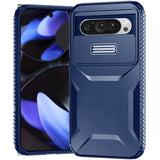 Premium Ultimate U Design Hybrid Case With Camera Window Covering For Google Pixel 10/10 Pro - Dark Blue
