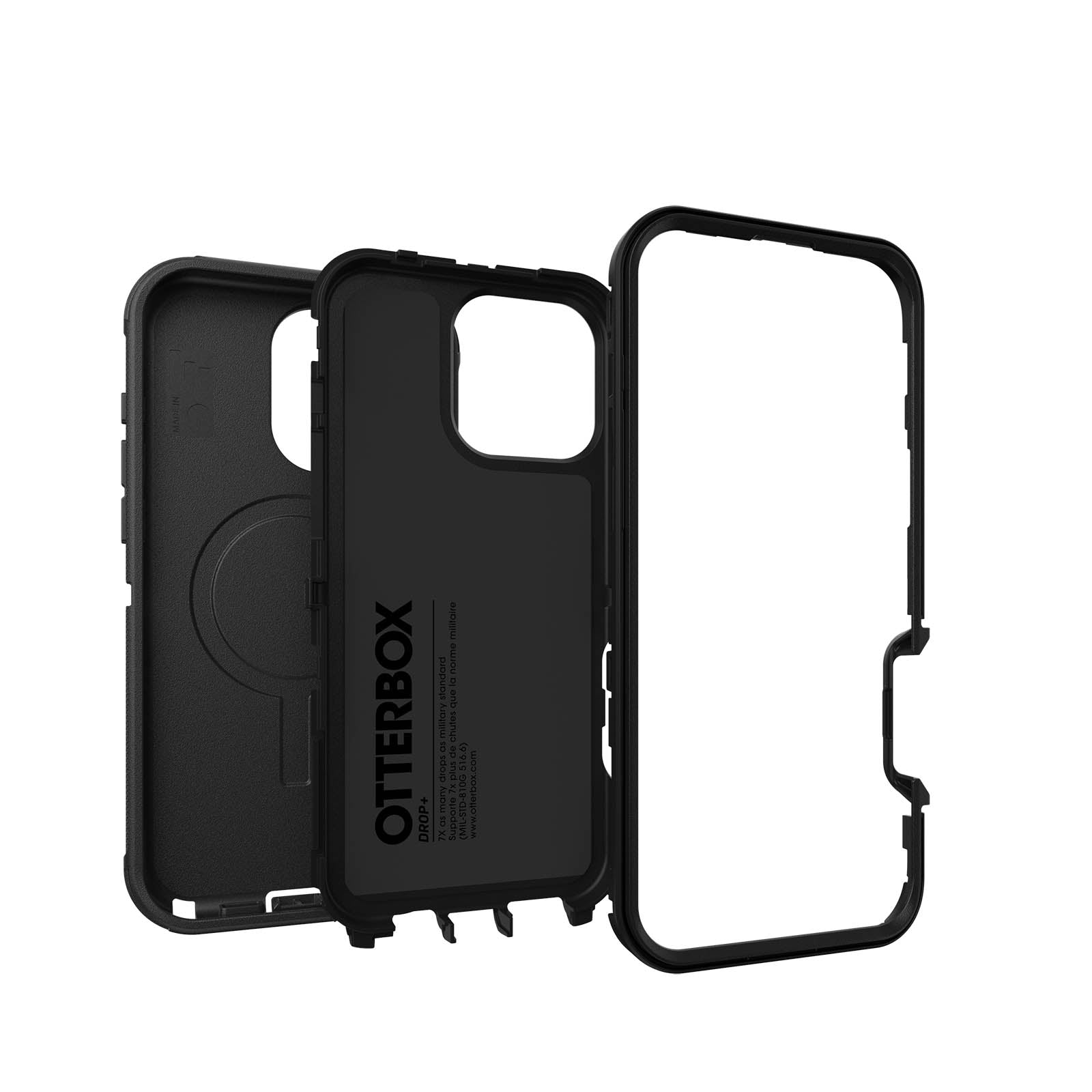 Otterbox Defender Pro Series Magsafe Case For iPhone 16 Pro Max - Black