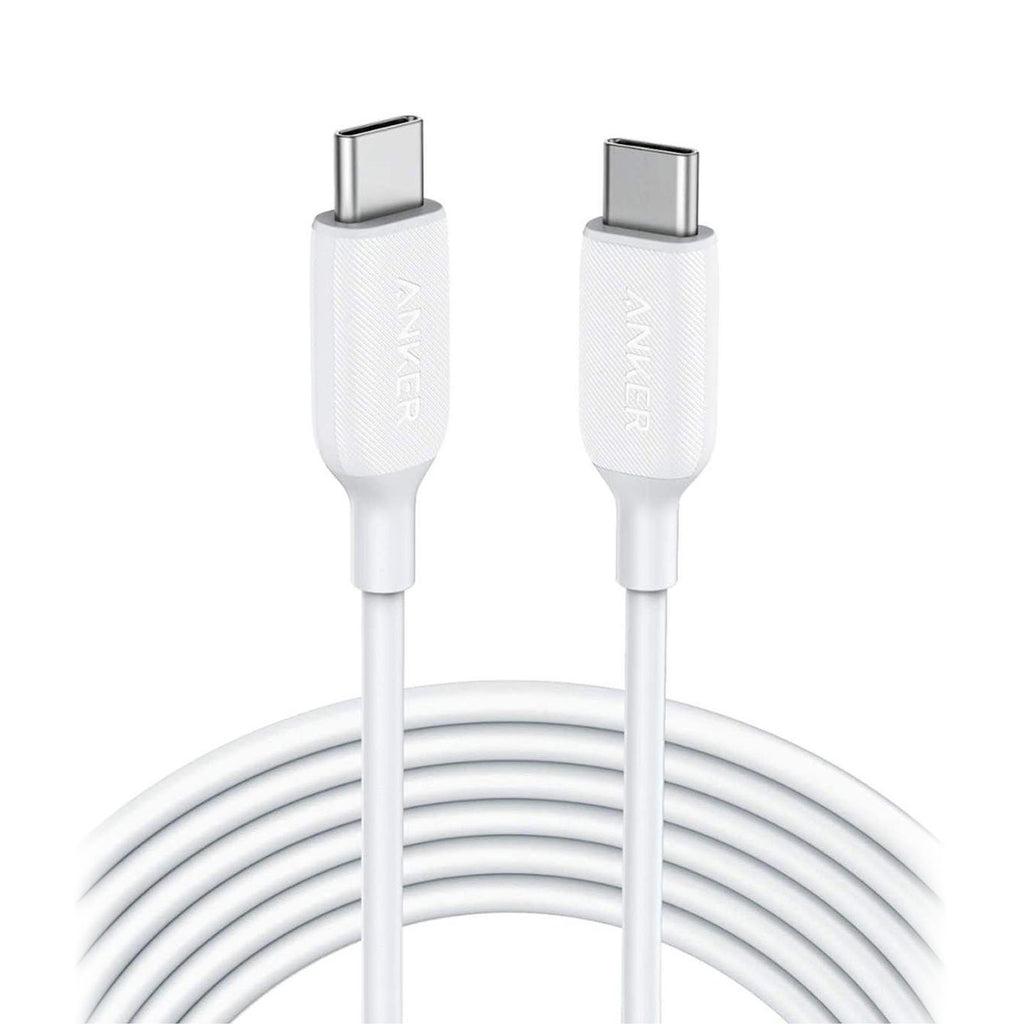 Anker Powerline III 6' USB -C To USB-C Cable (Online) - White