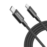 Anker 6' USB-C To Lightning Nylon Cable (Online) - Black