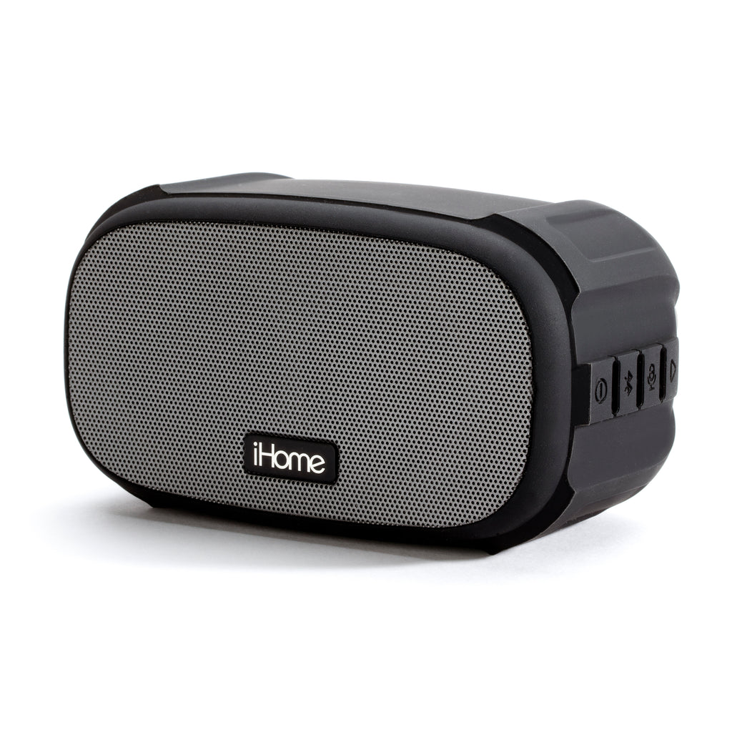iHome PlayTough X Waterproof Portable Bluetooth Speaker - Black