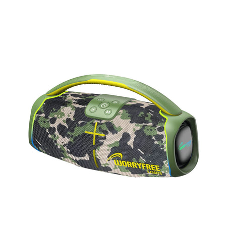 WorryFree WH61 Portable Bluetooth Speaker With Handle - Camo