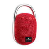 Max Power Clip On Bluetooth Speaker For Indoor/Outdoor Use - Red