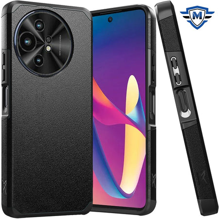 Metkase (Original Series) Tough Shockproof Hybrid Case For TCL 50 XL 5G - Black