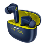 Nautica True Wireless Stereo Earbuds With Charging Case T220+ - Navy-Yellow