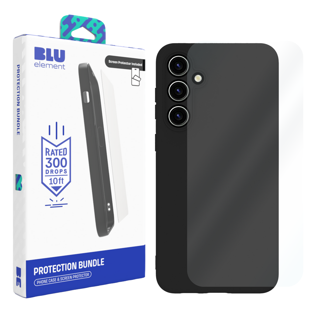 Blu Element Gelskin Case With Screen Protector For Samsung Galaxy S26 Ultra - Black
