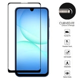 Metkase Black Edged Tempered Glass In Bulk White Paper Card Package For Samsung A17 5G - Black