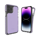 iHome Silicone Velo Case For iPhone 14 Pro/14/13 Pro/13 - Lavender