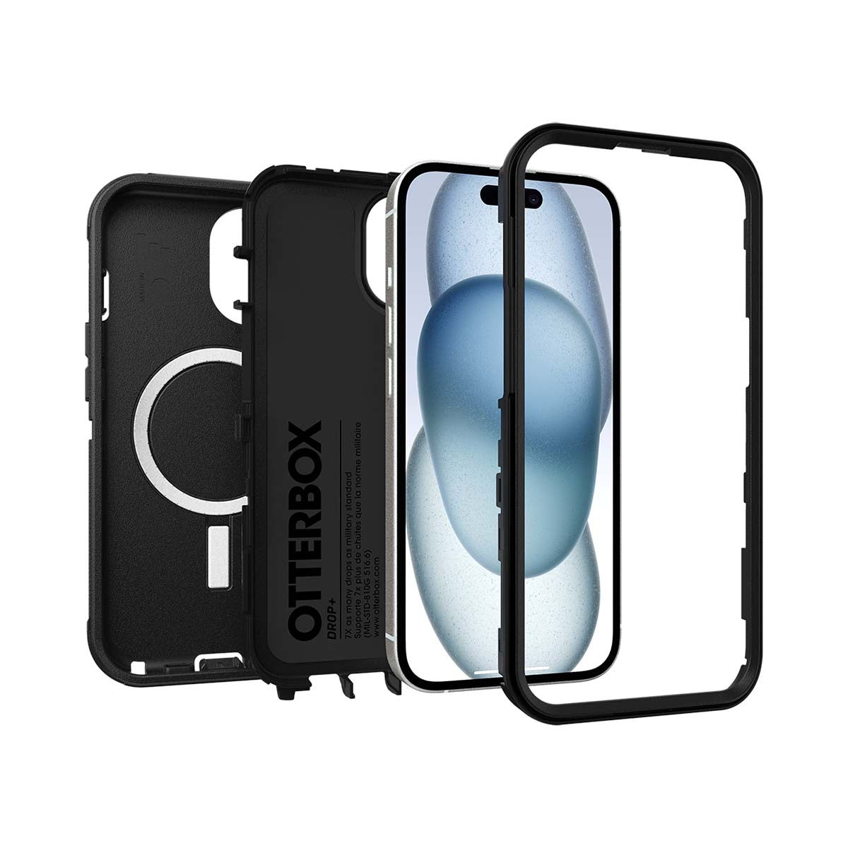 Otterbox Defender Pro Series Magsafe Case for iPhone 13/14/15/16E - Black