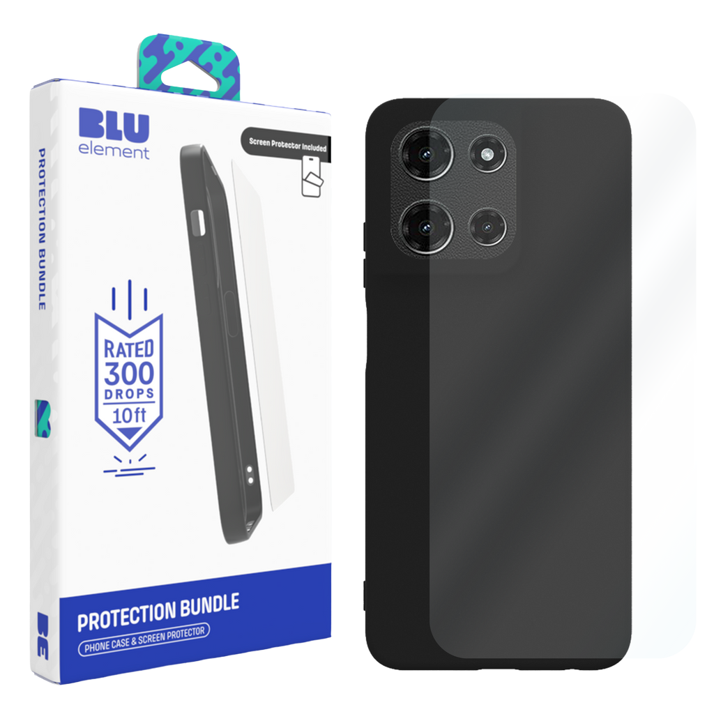 Blu Element Gelskin Case With Screen Protector For Motorola Moto G 5G 2026/2025 - Clear