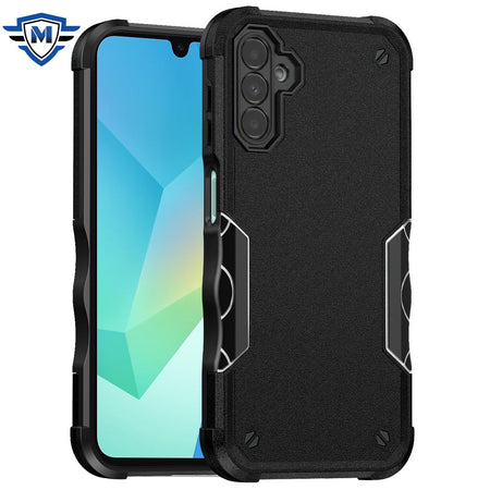 Metkase Exquisite Tough Shockproof Hybrid Case For Samsung A16 5G - Black