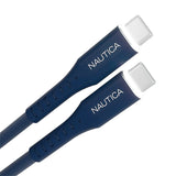 Nautica USB-C To USB-C Cable 4ft With LED C35 - Navy